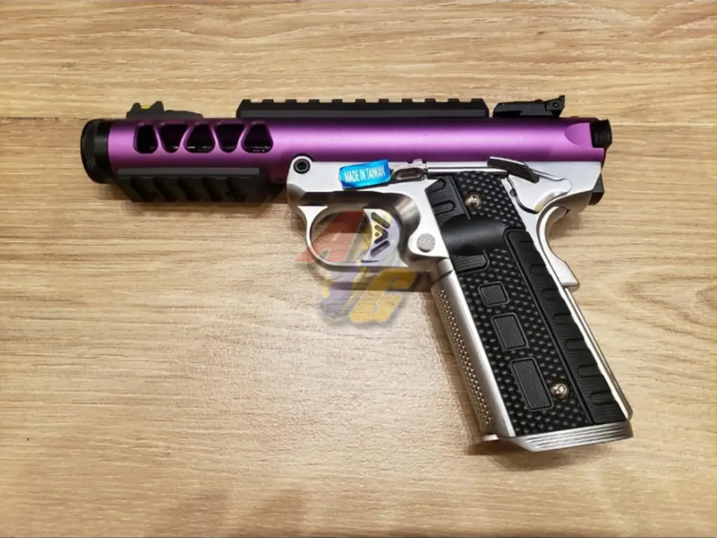 WE 1911 Galaxy GBB ( Type B, PURPLE Slide/ SV Frame  )