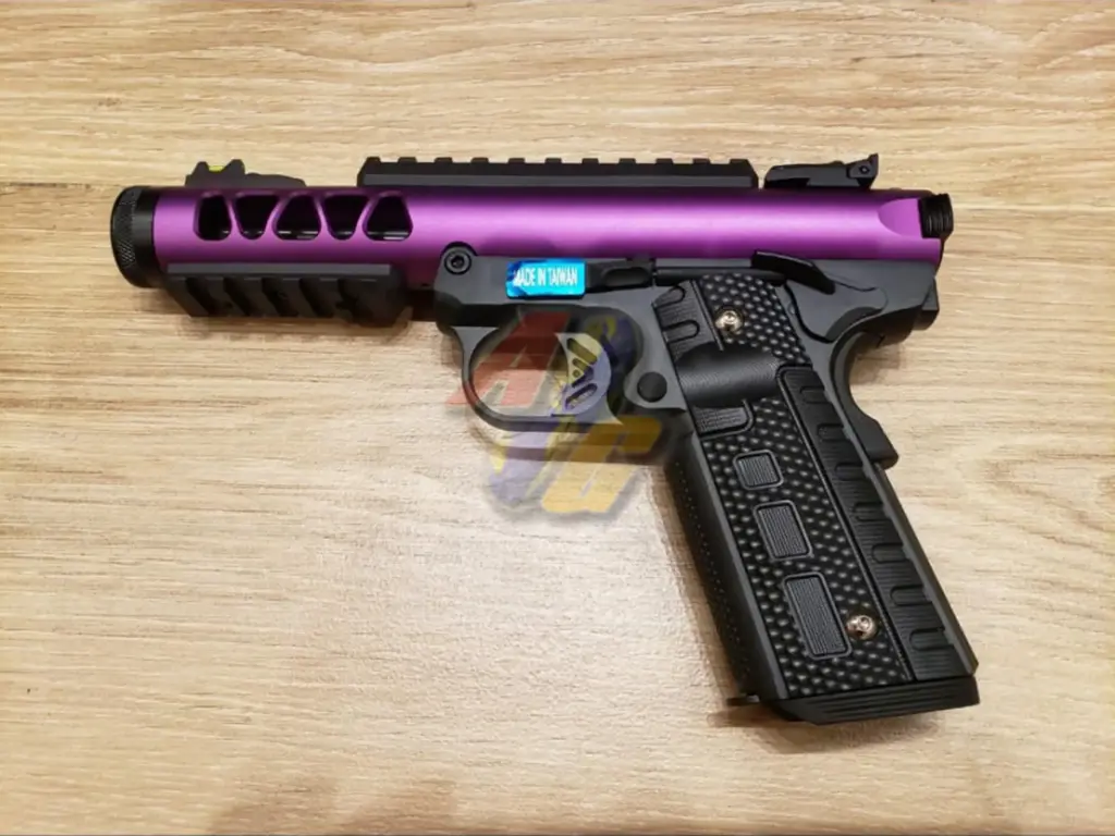 WE 1911 Galaxy GBB ( Type B, PURPLE Slide/ BK Frame  )