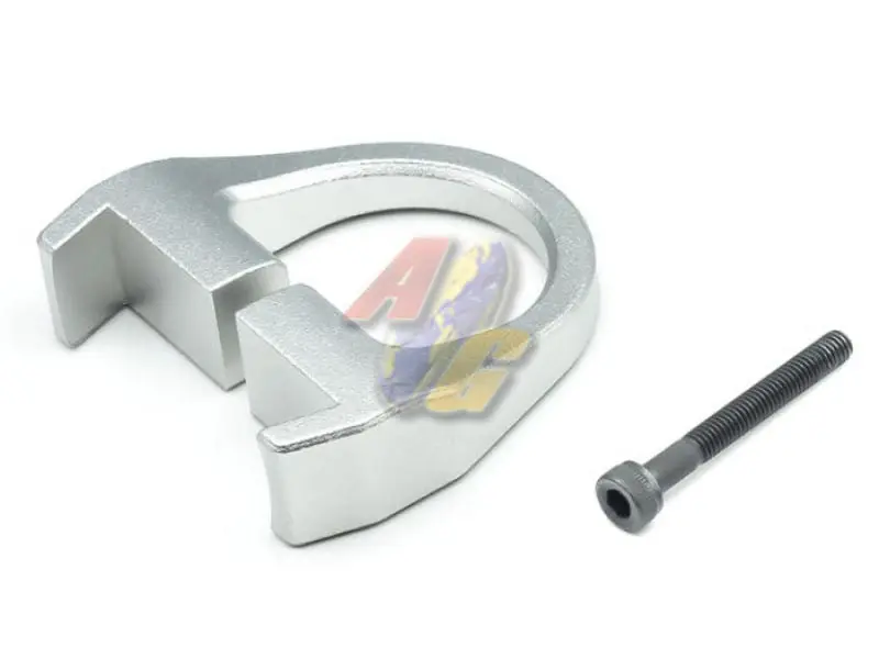 TTI Airsoft Charge Ring for WE G Galaxy, Action Army AAP-01 GBB (Silver)