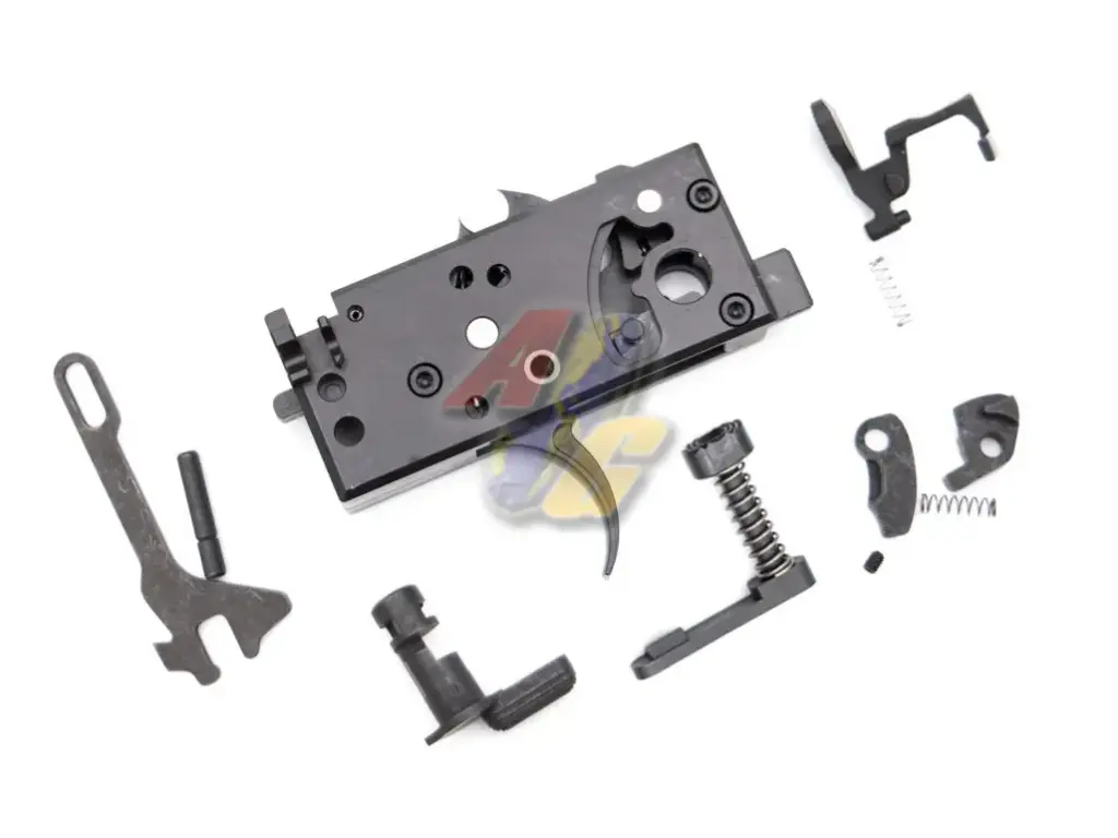 GunsModify EVO Full Steel CNC Drop in Lower Full Steel Parts Set for Tokyo Marui M4 MWS GBB  Series - Trigger Box Set