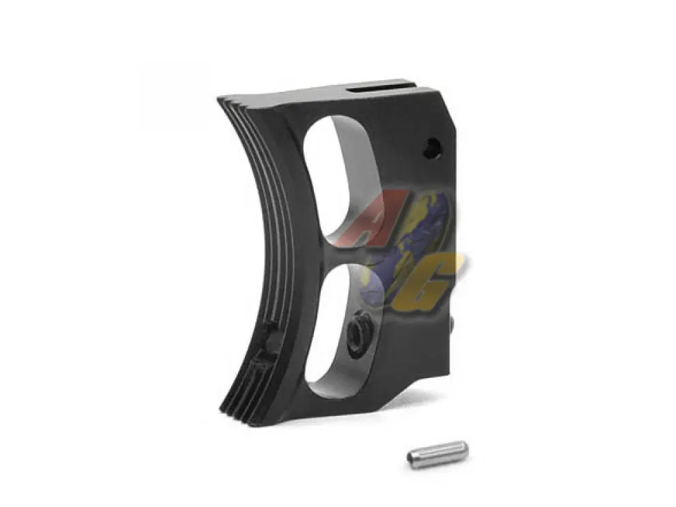 AIP Aluminum Trigger for Tokyo Marui Hi-Capa Series GBB (Type Q) (Black) (Long)