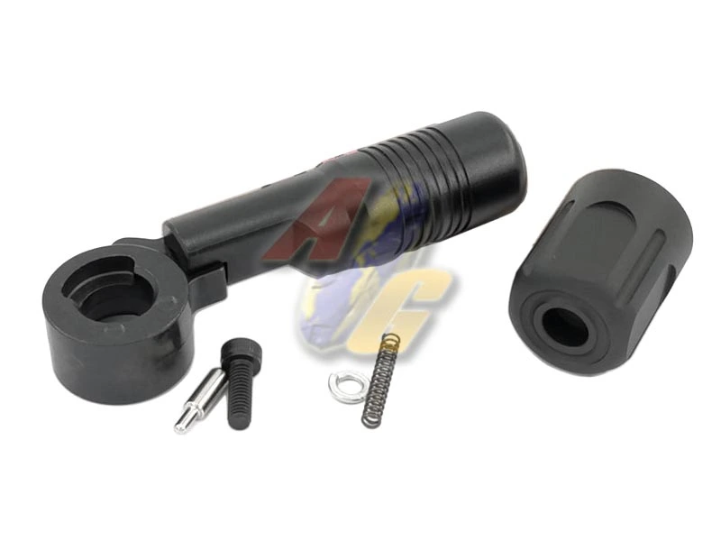 SLONG VSR-10 Twisted Solid Bolt Handle with End Cap - Right and Left Hand
