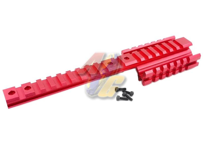 SLONG 3-Side Rail Mount for Tokyo Marui VSR-10 Airsoft Sniper Series - Red