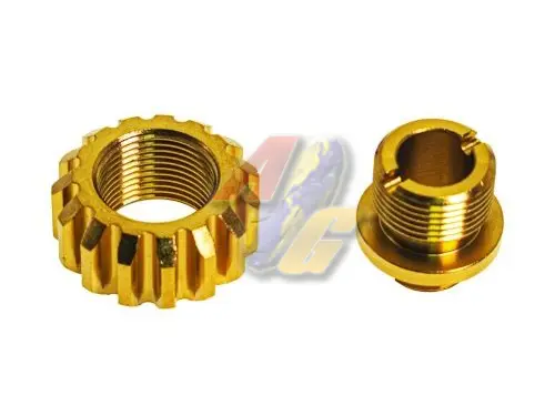 COWCOW Technology A02 Stainless Steel Silencer Adaptor - Gold