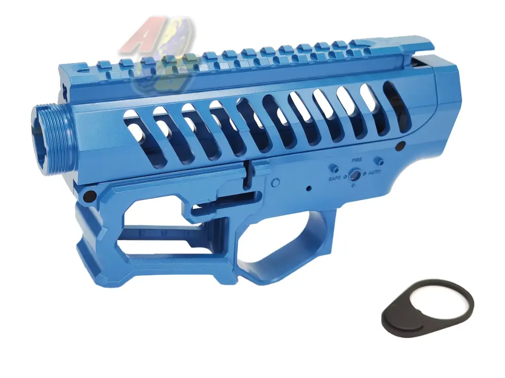 [APS-EMG-F1006BL] APS EMG F1 UDR-15-3G Full CNC Metal Receiver Set - Blue (Licensed by F1)