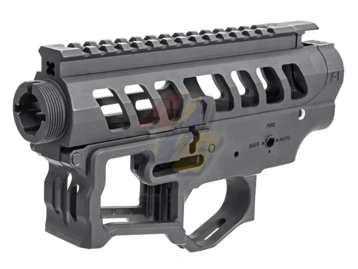 [APS-EMG-F1022] APS EMG F1 UDR-15-3G Full CNC Metal Receiver Set - Black (Licensed by F1)