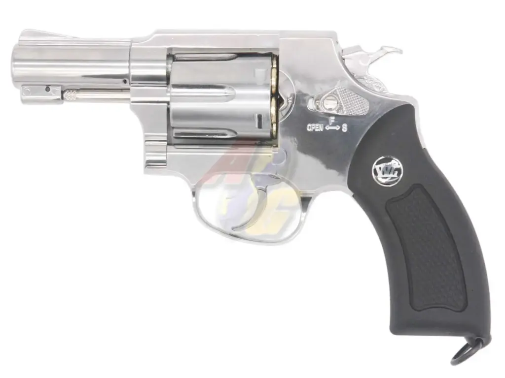 WG Sheriff 731 Sheriff M36 2.5 inch Co2 Revolver (SV/ BK Grip)