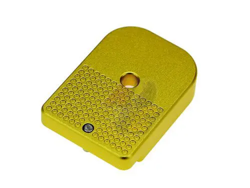 COWCOW Technology D01 Dottac Magazine Base for Tokyo Marui Hi-Capa GBB Series - Gold