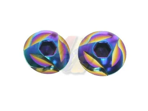 COWCOW Technology Stainless Steel Grip Screw for Tokyo Marui Hi-Capa Series GBB (Rainbow)