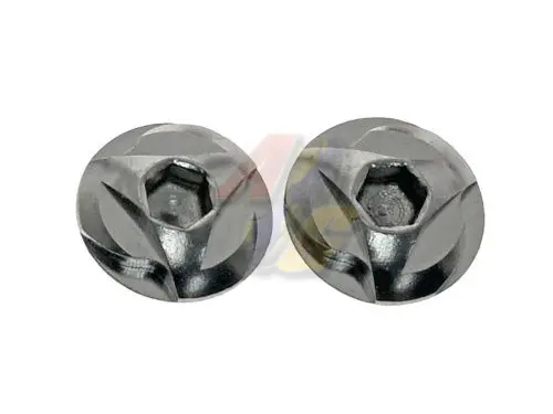 COWCOW Technology Stainless Steel Grip Screw for Tokyo Marui Hi-Capa Series GBB (Silver)