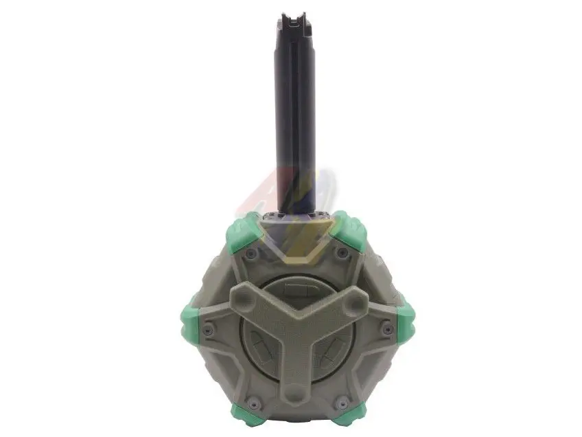 WE Adaptive 350 Rounds Drum Magazine for WE PCC GBB Series - OD