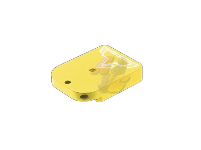 [AW-EMG-PT-0044] EMG TTI Combat Master Gas Magazine Base Plate - with Charging Port/ Gold (by Armorer Work)