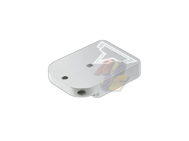 EMG TTI Combat Master Gas Magazine Base Plate - with Charging Port/ Silver (by Armorer Work)