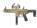 AG Custom EMG Noveske Space Invader Airsoft PCC AEG with M3 Dot Sight ( Dark Earth )