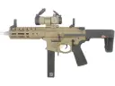 AG Custom EMG Noveske Space Invader Airsoft PCC AEG with M3 Dot Sight ( Dark Earth )
