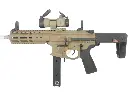 AG Custom EMG Noveske Space Invader Airsoft PCC AEG with M3 Dot Sight - Dark Earth
