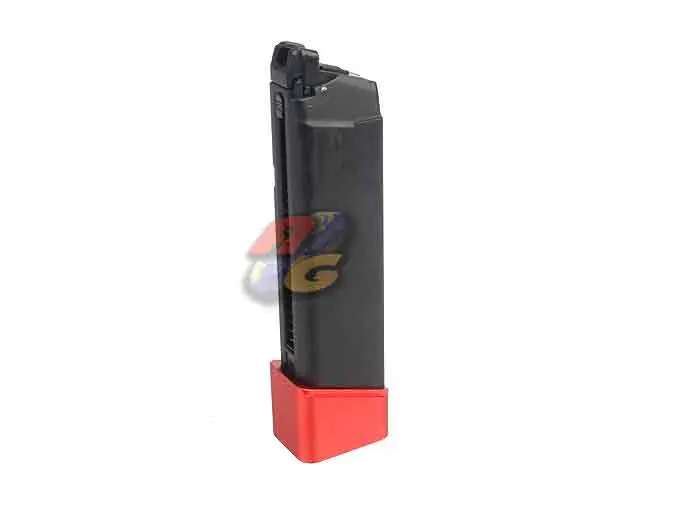 Double Bell 22 Rounds Co2 Magazine with Magwell for Double Bell G17 GBB Series (Red)