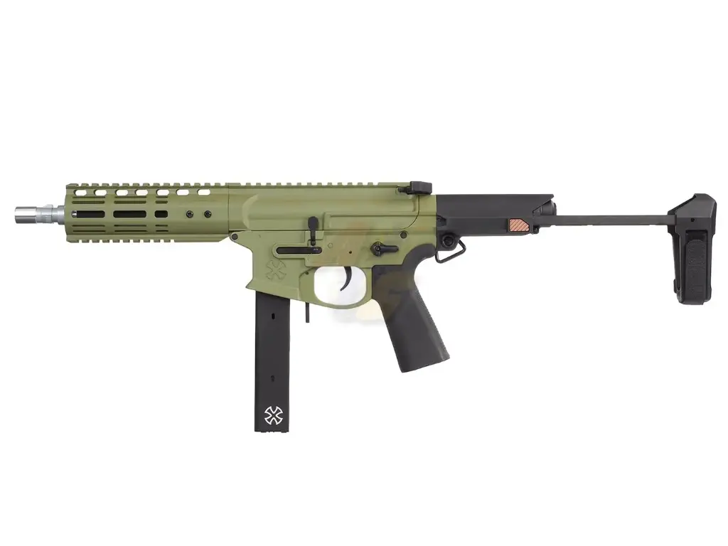 EMG Noveske Space Invader Airsoft PCC AEG (Green) (by APS)