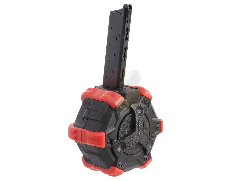 Double Bell 350 Rounds Gas Drum Magazine for 1911 GBB