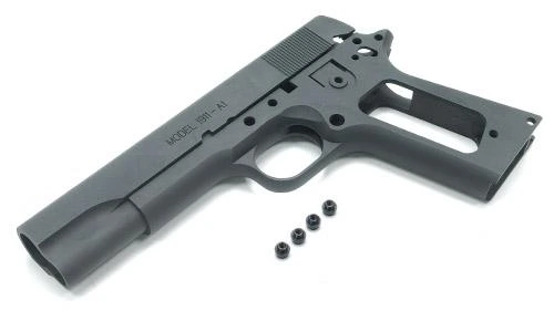 [GD-M1911-04-S-DG] Guarder Aluminum Slide & Frame for Tokyo Marui M1911A GBB - Springfield (Dark Gray)
