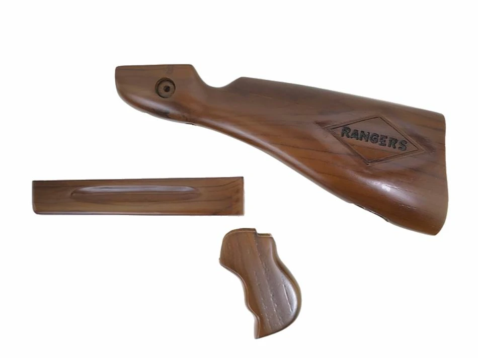 V-Tech M1A1 Wood Stock Kit for Cybergun/ WE M1A1 GBB Rangers - John Miller Version