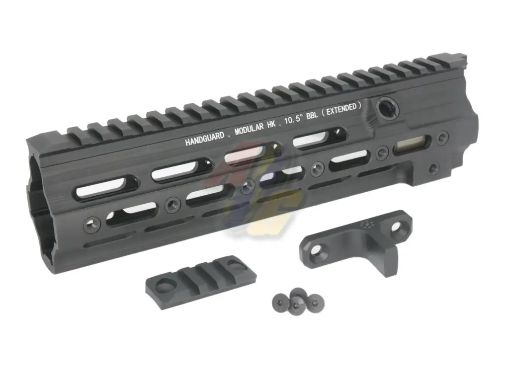 Airsoft Artisan G Style SMR 416 10.5 inch Handguard Rail for WE, VFC, Umarex 416 AEG/ GBB/ PTW (Black)