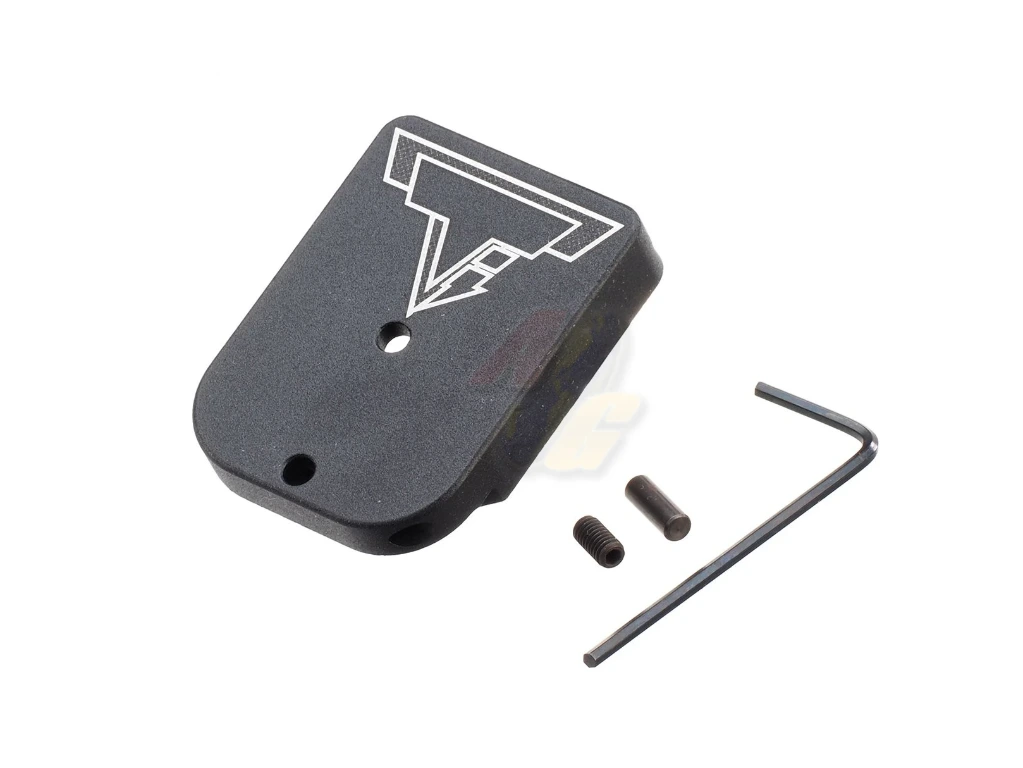 [AW-EMG-PT-0029] EMG TTI Combat Master Gas Magazine Base Plate - with Charging Port/ Black (by Armorer Work)