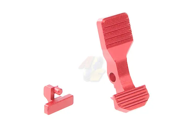 5KU CNC Aluminum Bolt Stop for M4/ M16 Series AEG (Red)