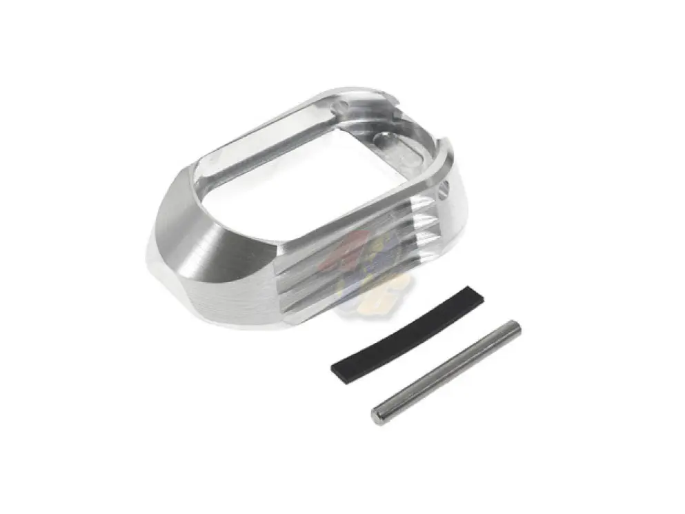 COWCOW Technology Aluminum CNC Match Grade T01 Magwell for Tokyo Marui Hi-Capa GBB Series - Silver