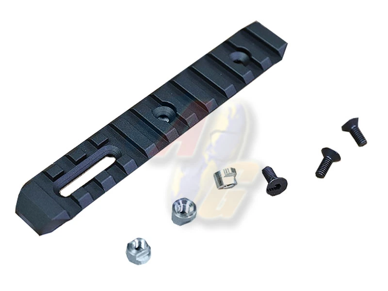 SLONG CNC KeyMod Rail - Black (125mm)