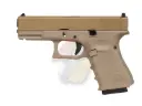 WE G19 Gen4 MOS Metal Slide GBB Pistol - TAN