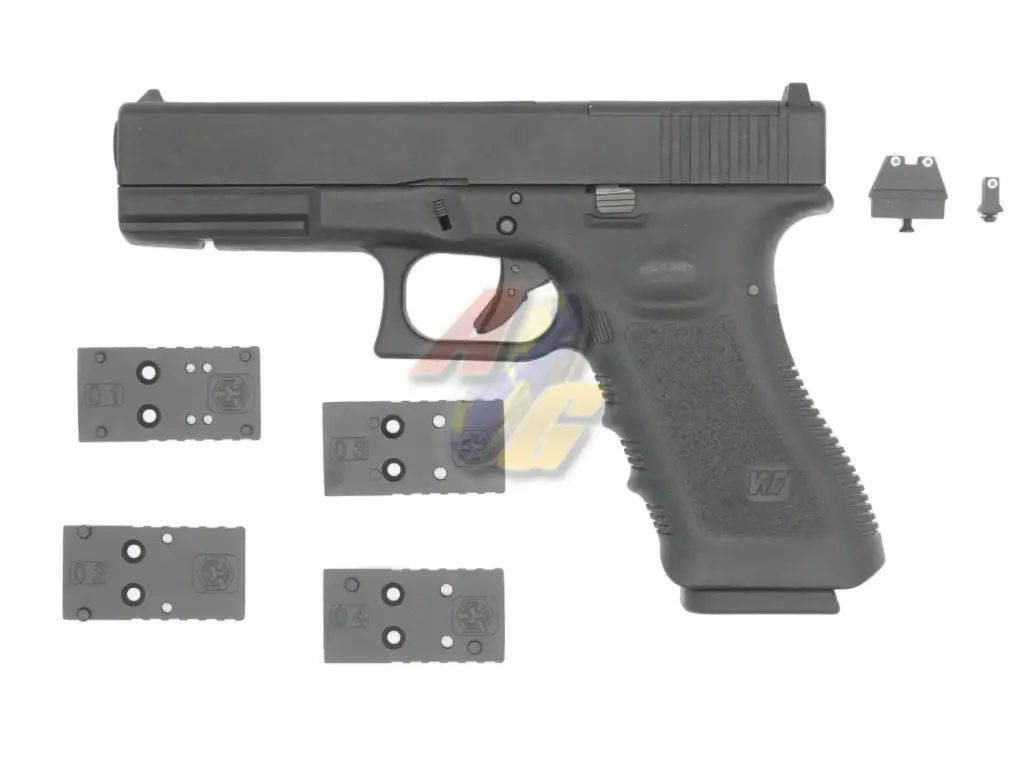 [WE-GP-0867] WE G17 MOS GBB - BK (Metal Slide)