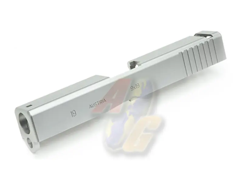 Guarder Steel CNC Slide for Tokyo Marui G19 GBB - Metallic Silver