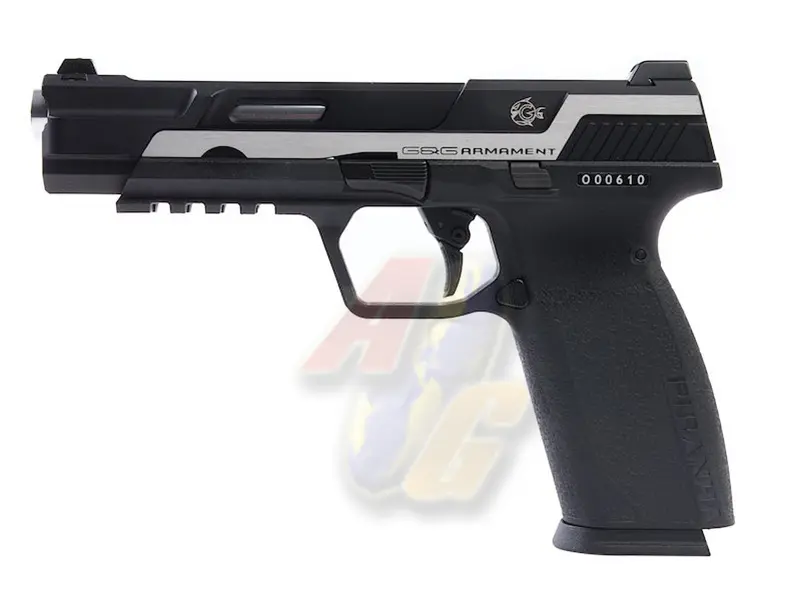 [GG-GPM-PRN-SBB-ECM] G&G Piranha MK1 GBB - Black/ Silver