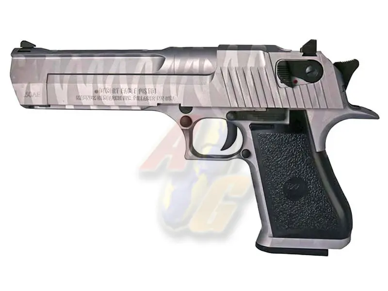 Cybergun Full Metal Desert Eagle .50AE Pistol - Tiger Stripe Silver (Licensed) (by WE)