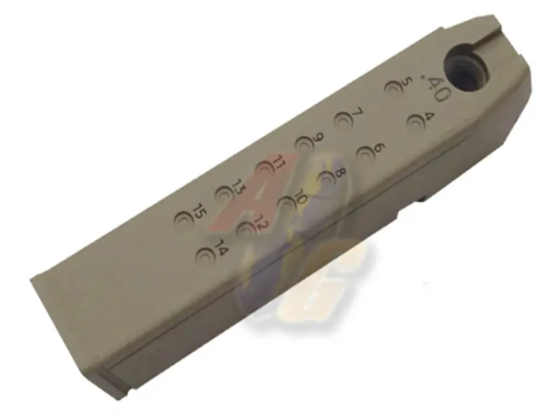 Guarder Aluminum Magazine Case for Tokyo Marui G17/ G18C/ G22/ G34 GBB (.40/ FDE)