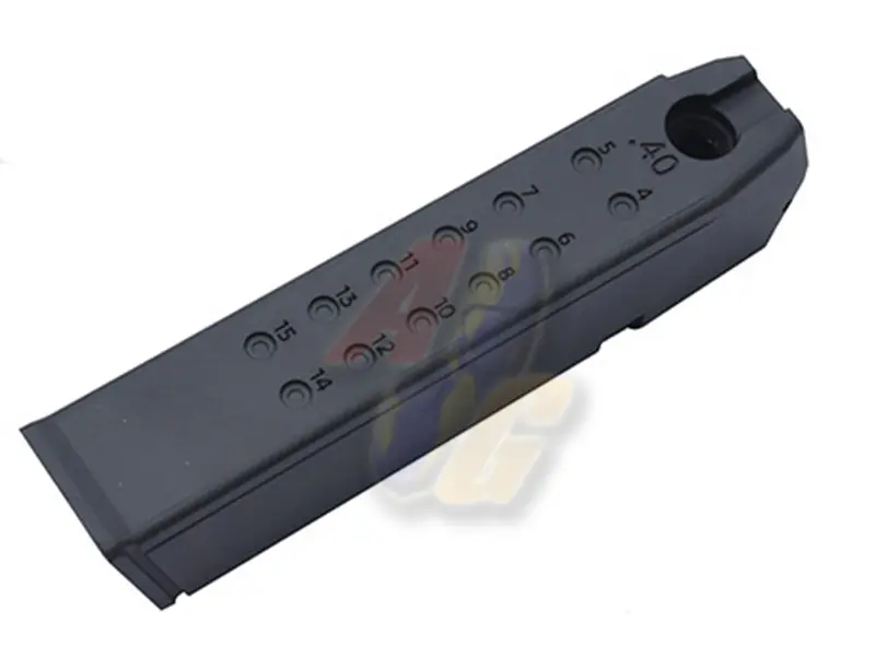[GD-GLK-150-B-BK] Guarder Aluminum Magazine Case for Tokyo Marui G17/ G18C/ G22/ G34 GBB Magazine - .40 (Black)
