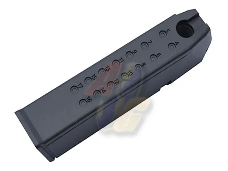 [GD-GLK-150-A-BK] Guarder Aluminum Magazine Case for Tokyo Marui G17/ G18C/ G22/ G34 GBB Magazine - 9mm (Black)
