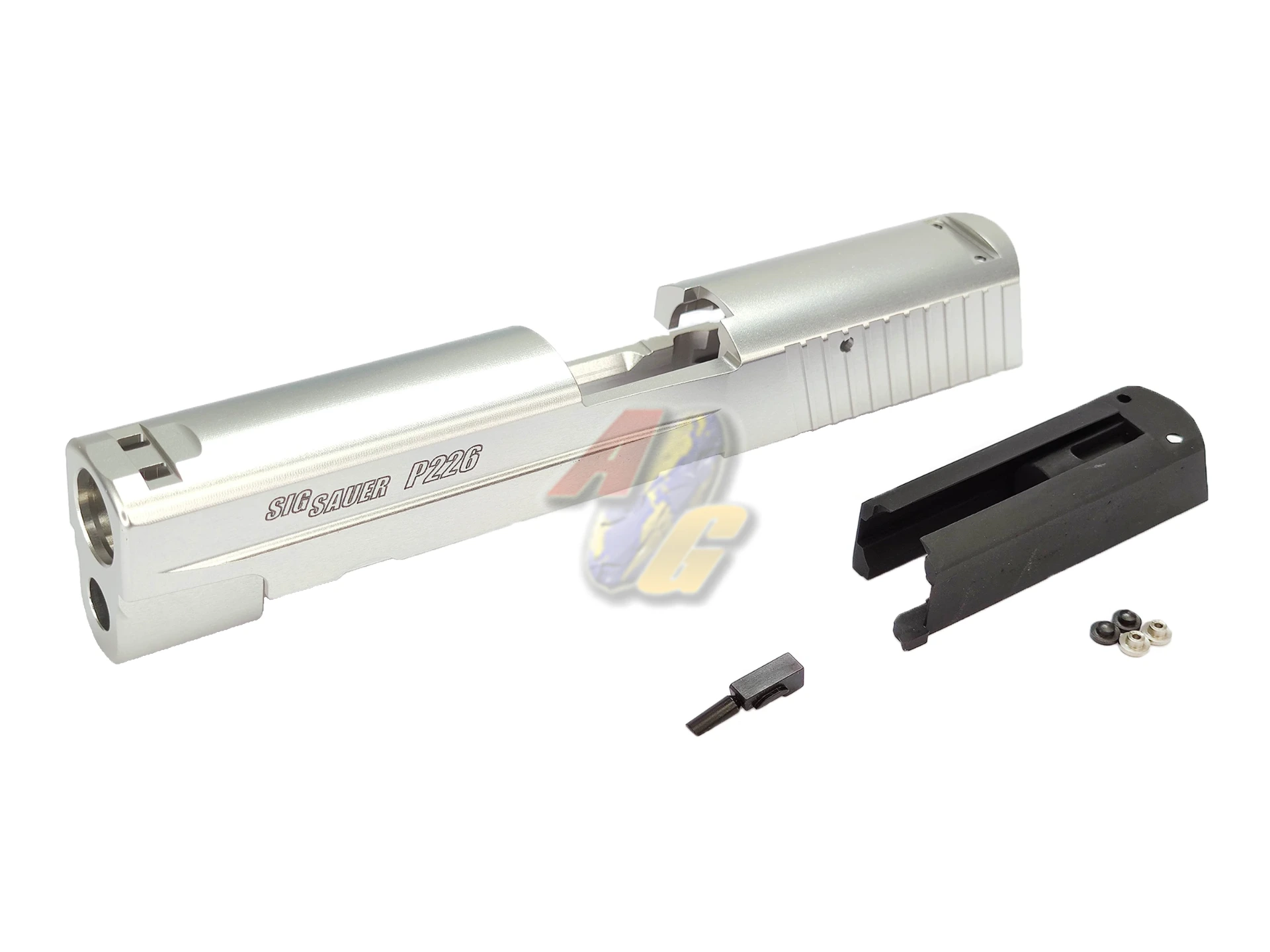 Guarder CNC Aluminum Slide Set for Tokyo Marui P226/ P226 E2 GBB - Silver (Late Ver. Marking)
