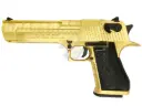Cybergun Full Metal Desert Eagle .50AE Pistol - Tiger Stripe Gold (Licensed) (by WE)