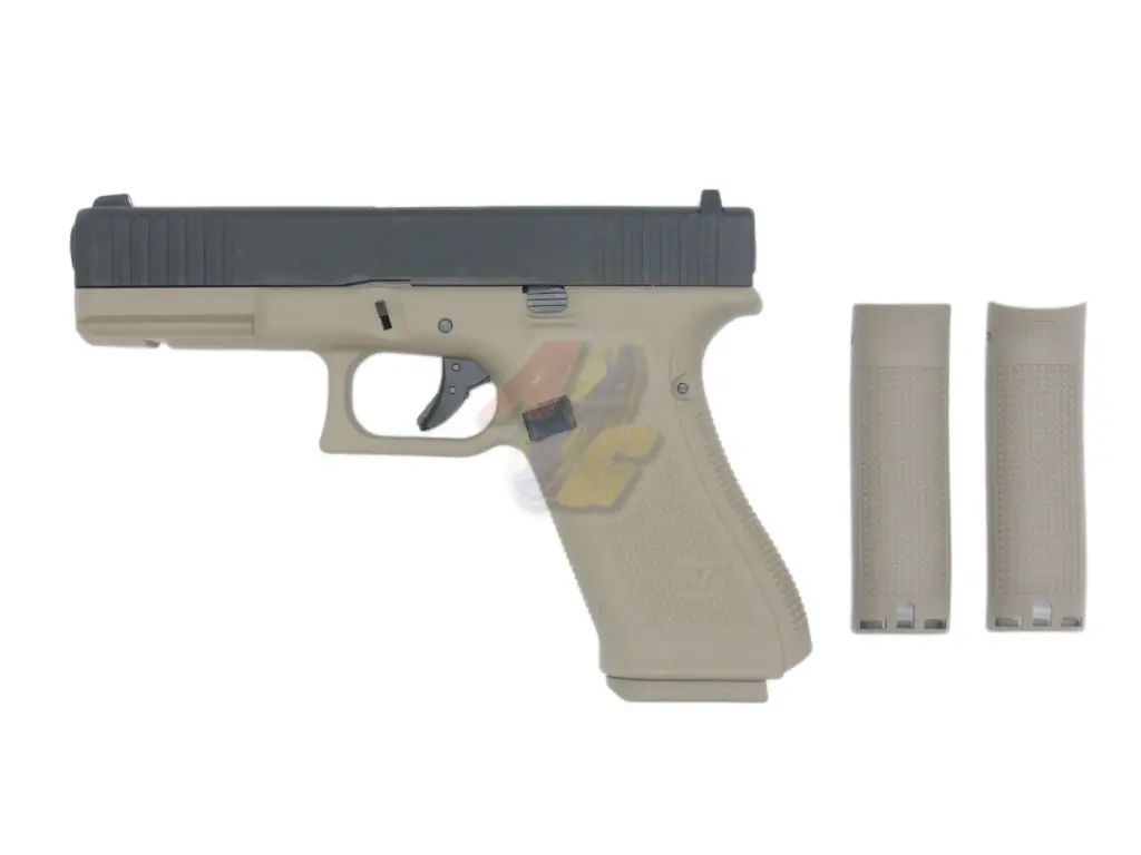 WE G17F Gen5 GBB (BK Metal Slide, Tan Frame)