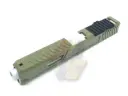 Airsoft Artisan Dynamic Weapon Solution RMR Cut Slide Kit for Tokyo Marui G17 Series GBB (BAZOOKA GREEN)