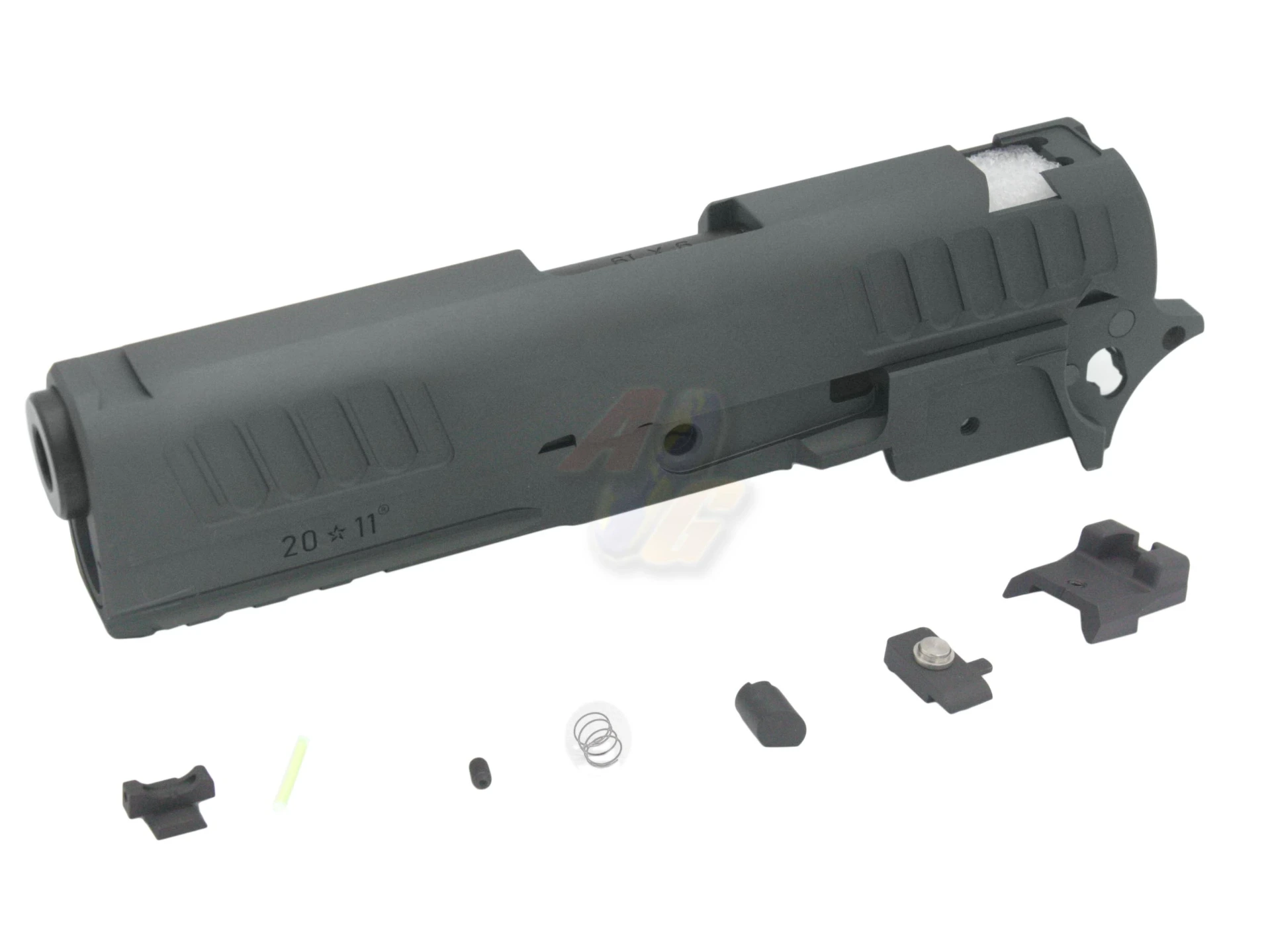 Bomber CNC Aluminum STI Staccato-P 9mm 4.15 Kit for Tokyo Marui Hi-Capa GBB Series - BK