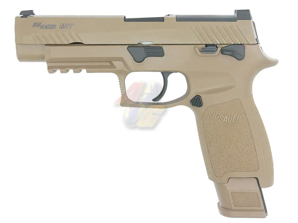 [AIR-PF-M17-GG-E] SIG Sauer P320 M17 GBB Pistol - Tan (Licensed) (by VFC)