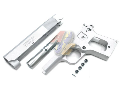 [GD-DETONICS-15C-SV-H] Guarder Aluminum Kit for Tokyo Marui Detonics.45 GBB Series - Cerakote Silver (Hairline Polish/ Late Marking)