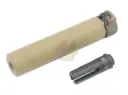 5KU Socom556 MG Silencer with Prong Flash Hider (Tan/ 14mm-)