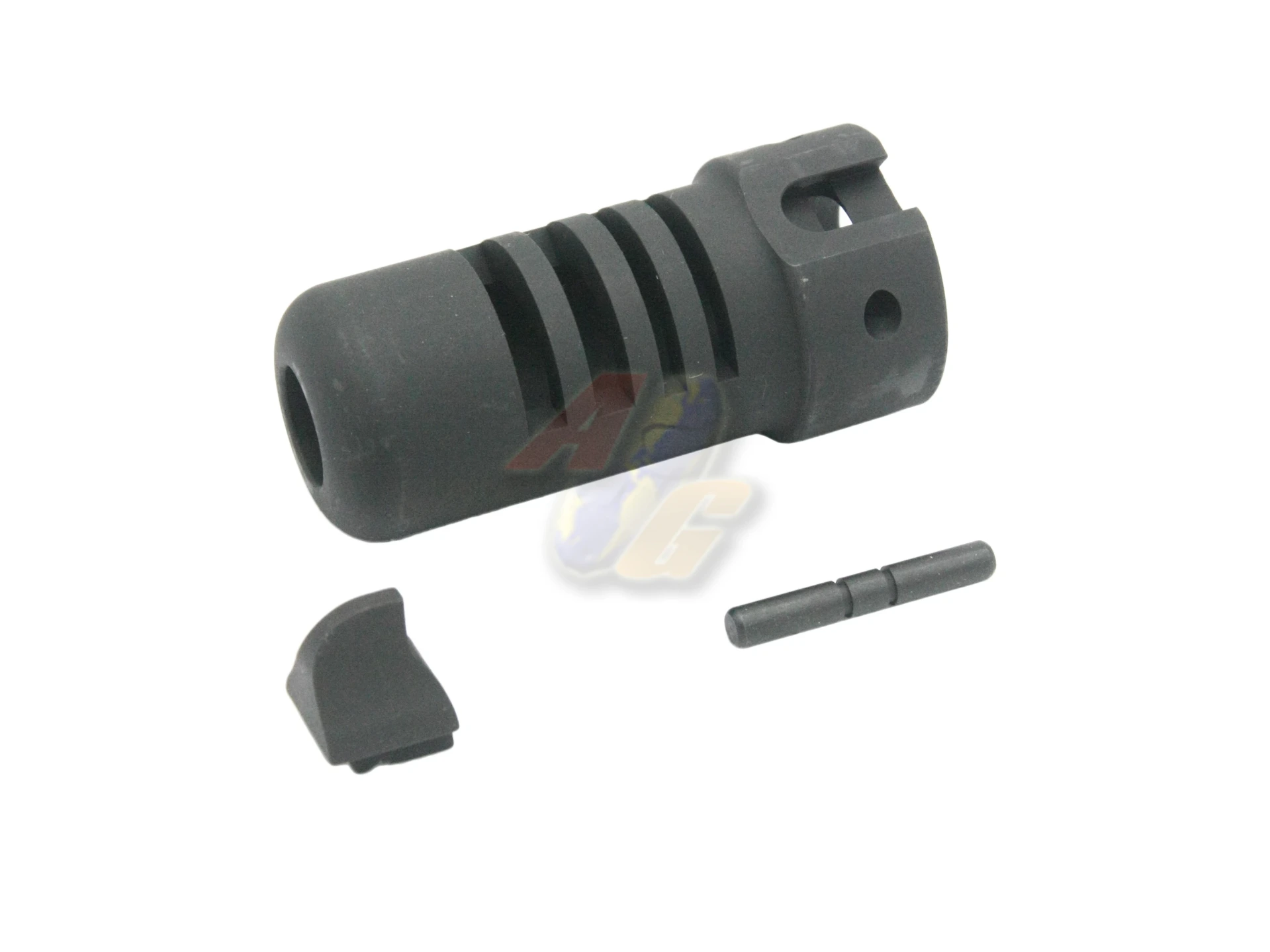 RGW Steel Thompson Flash Hider for Cybergun/ WE M1A1 GBB - No Marking