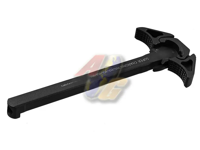 Z-Parts CNC Aluminum 5.56 Super Charging Handle for Tokyo Marui M4 MWS GBB Series - Black