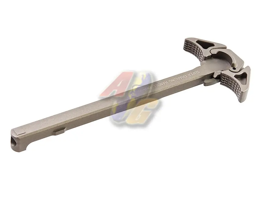[ZPS-GHK-M4-009] Z-Parts CNC Aluminum 5.56 Super Charging Handle for GHK M4 GBB Series - Tan