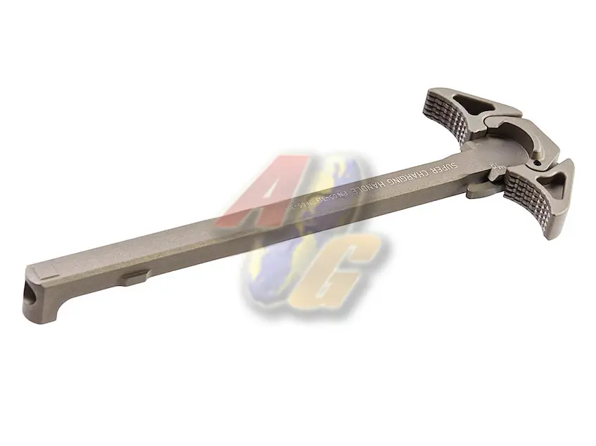 Z-Parts CNC Aluminum 5.56 Super Charging Handle for Systema M4 PTW Series, WE/ Viper/ VFC M4 GBB Series - Tan